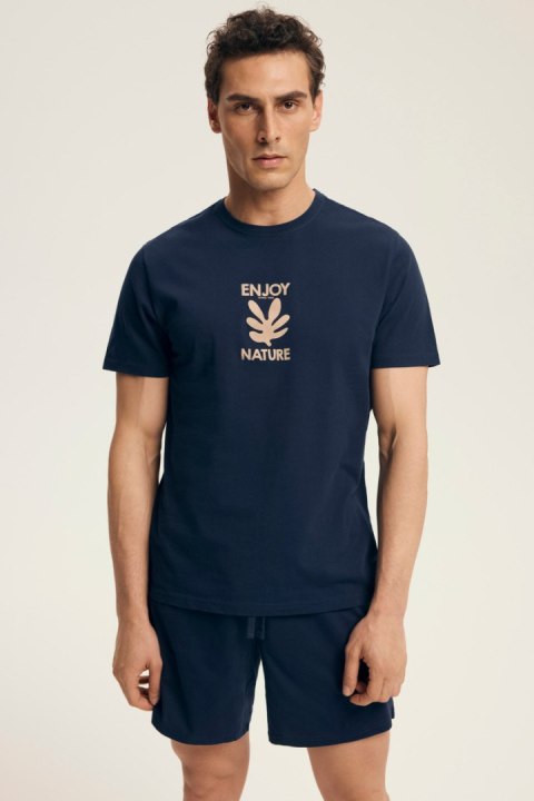 PIŻAMA MĘSKA LEGEND 43462 AW25 - GRANAT, 2XL, 59X HENDERSON