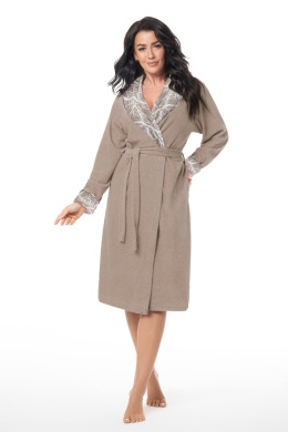SZLAFROK DAMSKI FR-412 - CAPUCINO, 2XL DOROTA