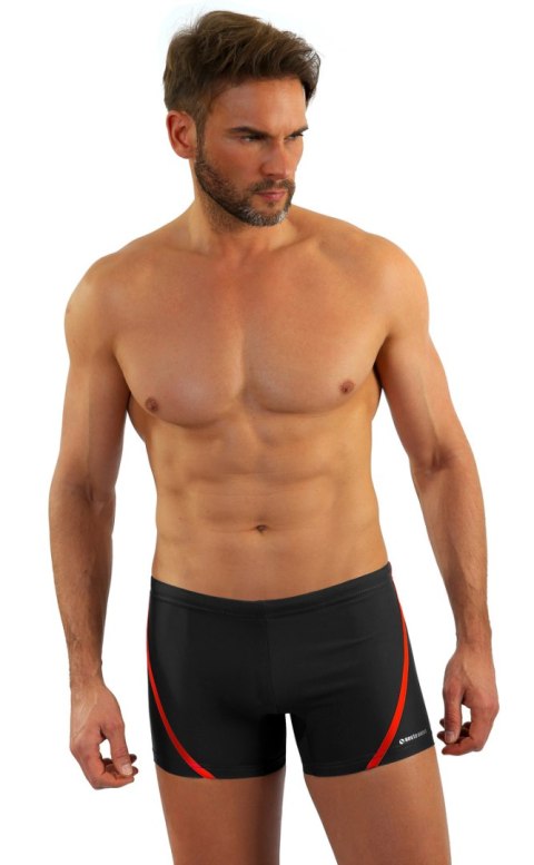 BOKSERKI KĄPIELOWE MĘSKIE BD 366 - GRANATOWY, XL, 366 SESTO SENSO