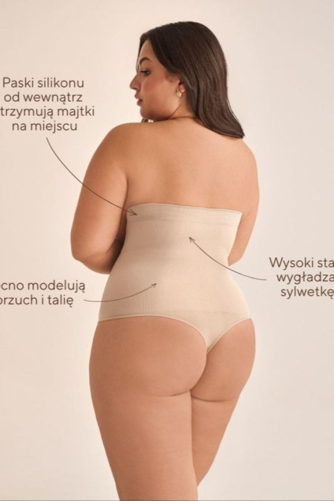 Shapewear majtki String Briefs - NATURAL, L/XL GABRIELLA