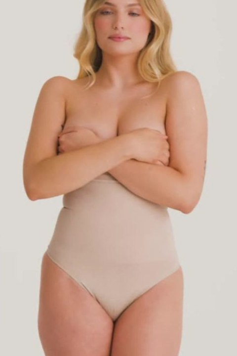 Shapewear majtki String Briefs - NATURAL, S/M GABRIELLA