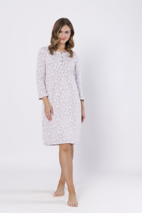 KOSZULA DAMSKA ZUZA 1616 - LILIOWY, 2XL LEVEZA