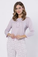 PIŻAMA DAMSKA ZOFIA 1614 - LILIOWY, M LEVEZA
