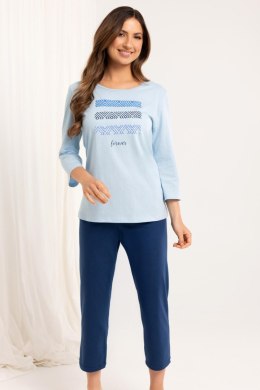 PIŻAMA DAMSKA 709 J/25 - NIEBIESKI, M, 1 REGINA