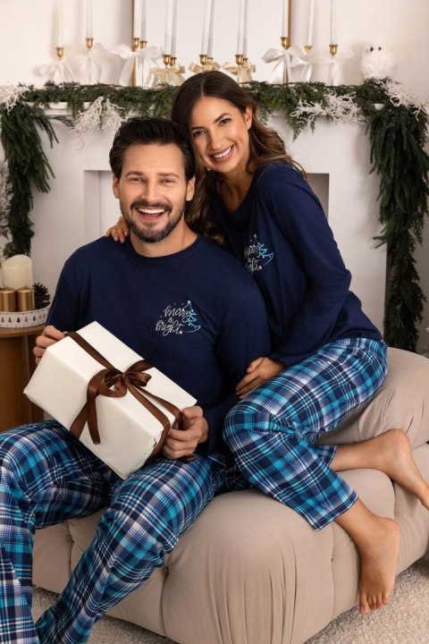 PIŻAMA DAMSKA 743 BIG J/25 - GRANATOWY, 2XL, 2 REGINA