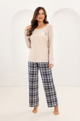 PIŻAMA DAMSKA 743 J/25 - GRANATOWY, S, 2 REGINA