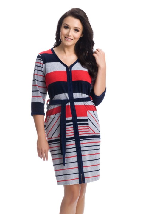 SZLAFROK DAMSKI FR-070 - BORDOWY, 2XL, 2 DOROTA