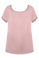BLUZKA MARGOT GŁADKA PG 71 - RÓŻOWY, 2XL NIPPLEX