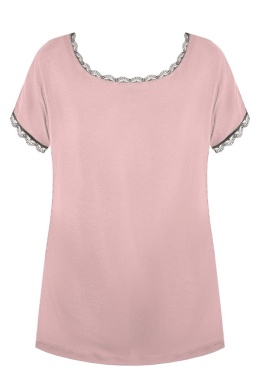 BLUZKA MARGOT GŁADKA PG 71 - RÓŻOWY, 2XL NIPPLEX