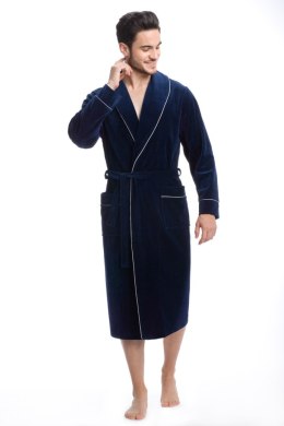 SZLAFROK MĘSKI 020 - GRANATOWY, 2XL DOROTA