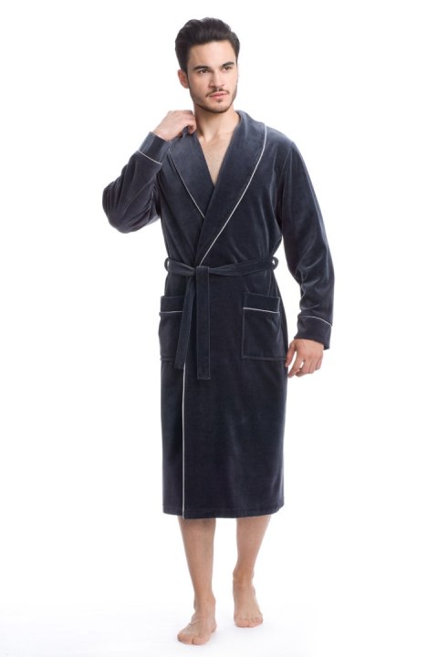 SZLAFROK MĘSKI 020 - GRANATOWY, 2XL DOROTA