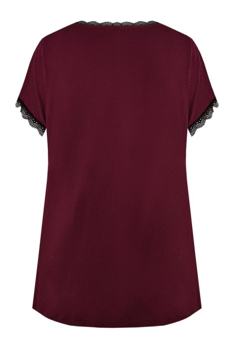 BLUZKA MARGOT GŁADKA PG 71 - GRANATOWY, L NIPPLEX