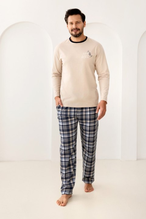 PIŻAMA MĘSKA 507 J/25 - ZIELONY, XL, 1 REGINA