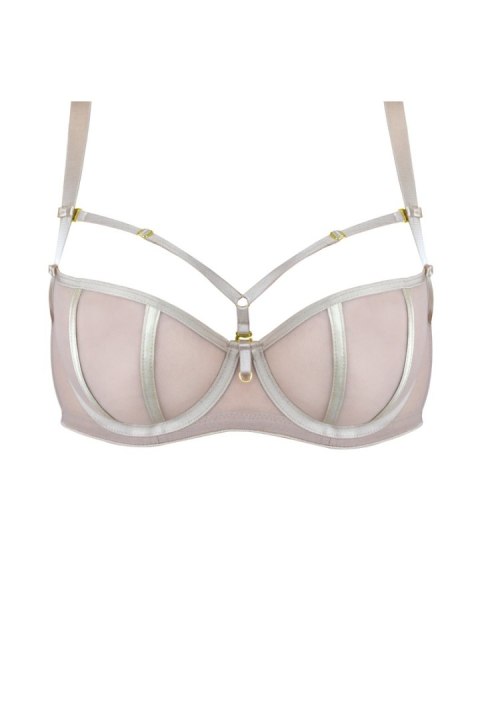 BIUSTONOSZ NAKED BALCONETTE 19120 BEIGE - BEŻOWY, 65H MEDIOLANO