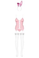Bunny suit kostium - RÓŻOWY, L/XL OBSESSIVE