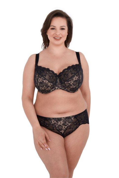 BIUSTONOSZ SOFT CHANTAL MAXI 534 CZARNY - CZARNY AŻUR, 90K GAIA