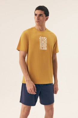 PIŻAMA MĘSKA SUN 42600 SS25 - ZIELONY-GRANAT, L, 56X HENDERSON