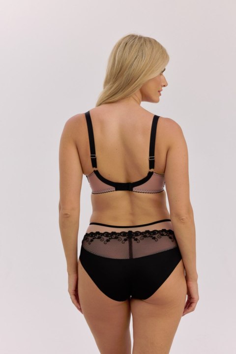 Biustonosz Semi-Soft Fatma Art. 1374 - CZARNY-MOKKA, 75H GAIA