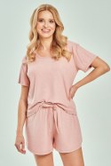 3537 PIŻAMA DAMSKA LIZA S-XL - RÓŻOWY, S TARO
