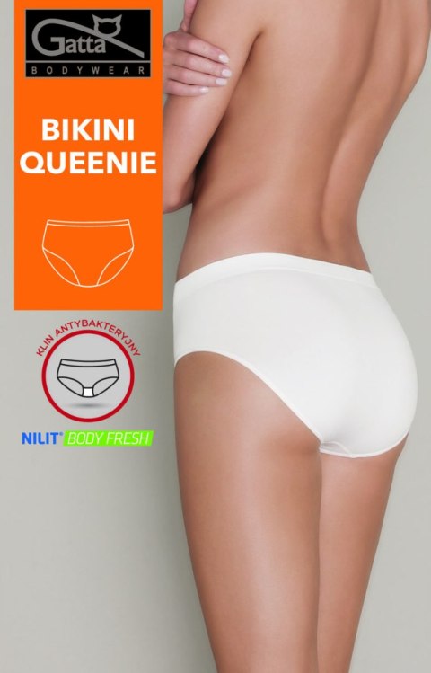 Majtki - Bikini Queenie - White, M GATTA BODYWEAR