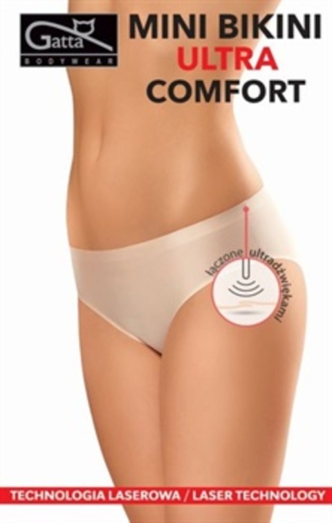 MAJTKI - MINI BIKINI ULTRA COMFORT - BEIGE, S GATTA BODYWEAR