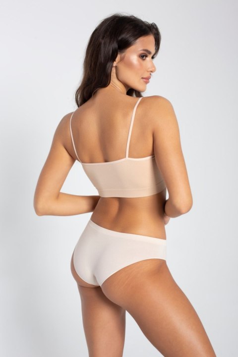 SEAMLESS COTTON HIPSTERS PANTIES - BLACK, L GATTA BODYWEAR