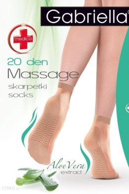 SKARPETKI RELAKSUJĄCE MEDICA 20 - BEIGE, UNI GABRIELLA
