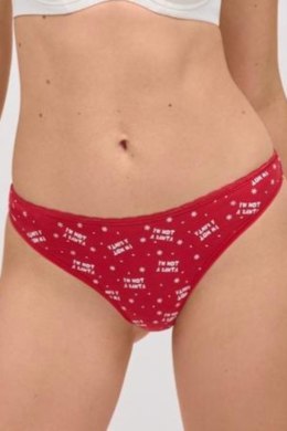 STRINGI DAMSKIE CHRISTMAS 19488 - RED, XL YSABEL MORA