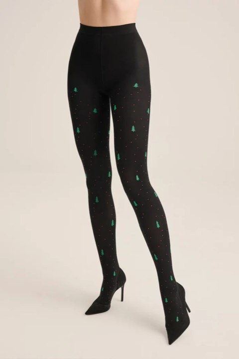 RAJSTOPY CHRISTMAS TREES 3D - NERO, 3 GABRIELLA