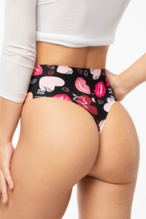 FIGI KISS ME SIMPLE STRING MAXI - CZARNY, M JULIMEX