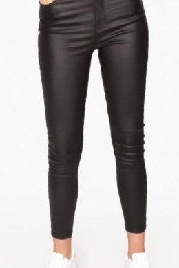 GLAM SHINE spodnie woskowane - CZARNY, XL GATTA BODYWEAR
