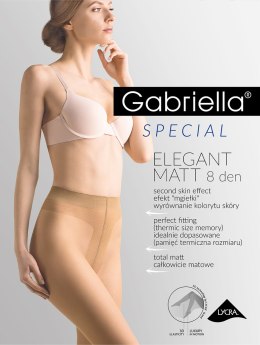 RAJSTOPY CIENKIE CLASIC ELEGANT MATT 8 DEN - NERO, 2 GABRIELLA