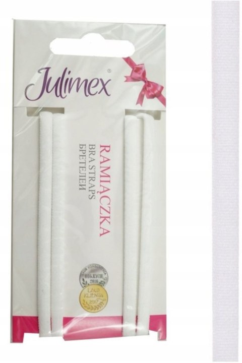 Ramiączka taśma 6 mm - BIAŁY, UNIWERSALNY JULIMEX