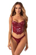 Redya gorset i stringi - CZERWONY, S/M OBSESSIVE