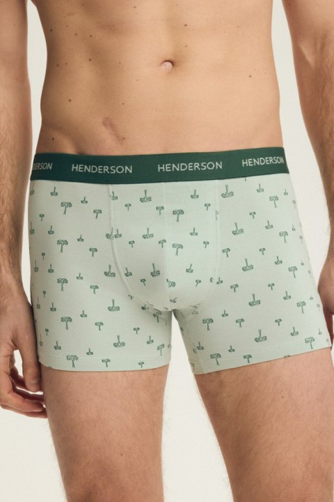 SZORTY MĘSKIE BLANK 2PAK LONG 44522 SS26 - MIĘTA-ZIELONY, M HENDERSON