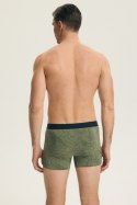 SZORTY MĘSKIE LAP 2PAK LONG 43386 SS26 - KHAKI-GRANAT, M HENDERSON