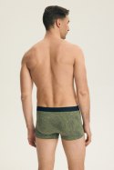 SZORTY MĘSKIE LAP 2PAK 43385 SS26 - KHAKI-GRANAT, L HENDERSON