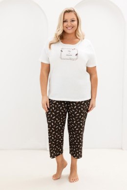 PIŻAMA DAMSKA 733 BIG W/26 - NIEBIESKI, XXL, 2 REGINA