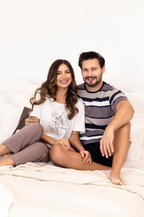 PIŻAMA MĘSKA 501 BIG W/26 - NIEBIESKI, XXL, 3 REGINA