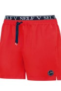 SZORTY KĄPIELOWE MĘSKIE SUMMER SHORTS - SM25 - RED, 2XL, 6A SELF