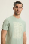 PIŻAMA MĘSKA BROOK 44503 SS26 - ZIELONY-GRANAT, XL HENDERSON