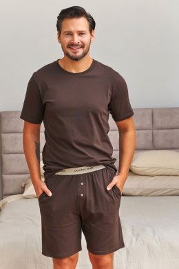 PIŻAMA MĘSKA PMB 4332 - BROWNIE, XL DOCTOR NAP