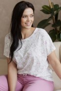 3563 PIŻAMA DAMSKA MARIELLA 4XL-6XL - BEŻOWY, 6XL TARO