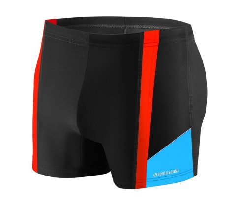 BOKSERKI KĄPIELOWE MĘSKIE BD 379 - GRAFIT, XL, 379 SESTO SENSO