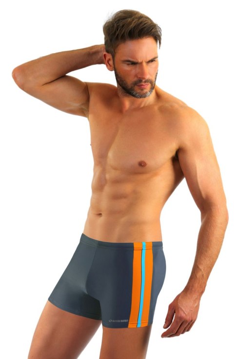 BOKSERKI KĄPIELOWE MĘSKIE BD 382 - GRAFIT, L, 382 SESTO SENSO