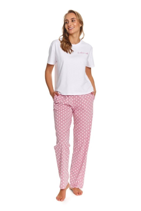 PIŻAMA DAMSKA PM.7456 - HEARTS, XL DOCTOR NAP