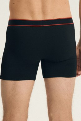 SZORTY MĘSKIE BEE 2PAK LONG 44555 SS26 - CZARNY, 2XL HENDERSON