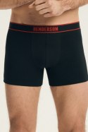 SZORTY MĘSKIE BEE 2PAK LONG 44556 SS26 - CZARNY, 3XL HENDERSON