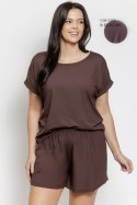 3565 PIŻAMA DAMSKA PALOMA 2XL-3XL - CZEKOLADA, 3XL TARO