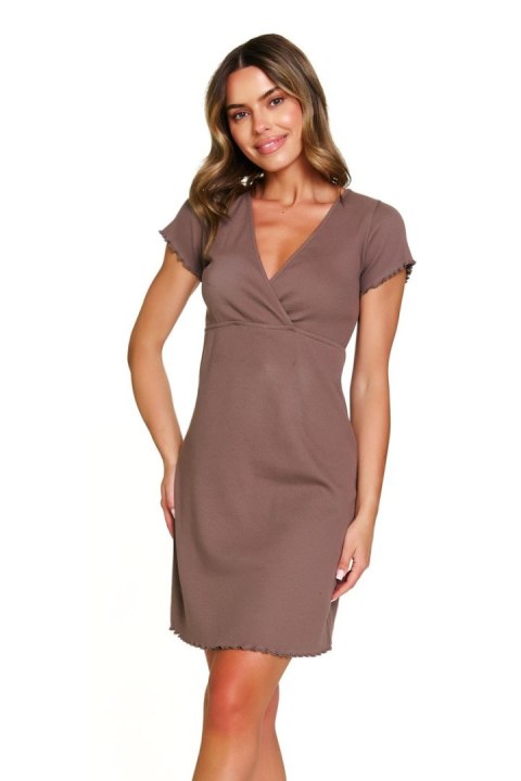 KOSZULA DAMSKA TCB.7303 - MOCHA_MOUSSE, XL DOCTOR NAP